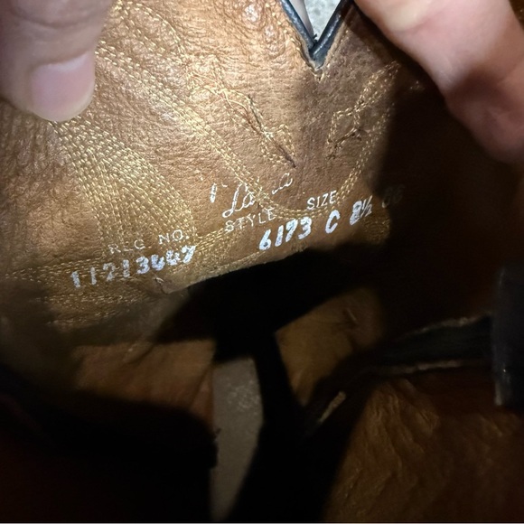 Tony Lama Men's Tan and Black Western Boots - Picture 12 of 14